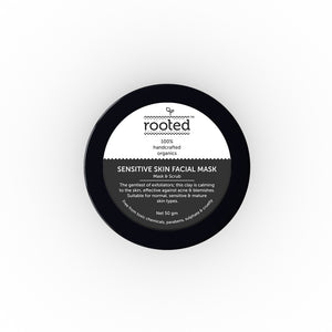 Sensitive Skin Mask - Kaolin Clay - Rooted Store